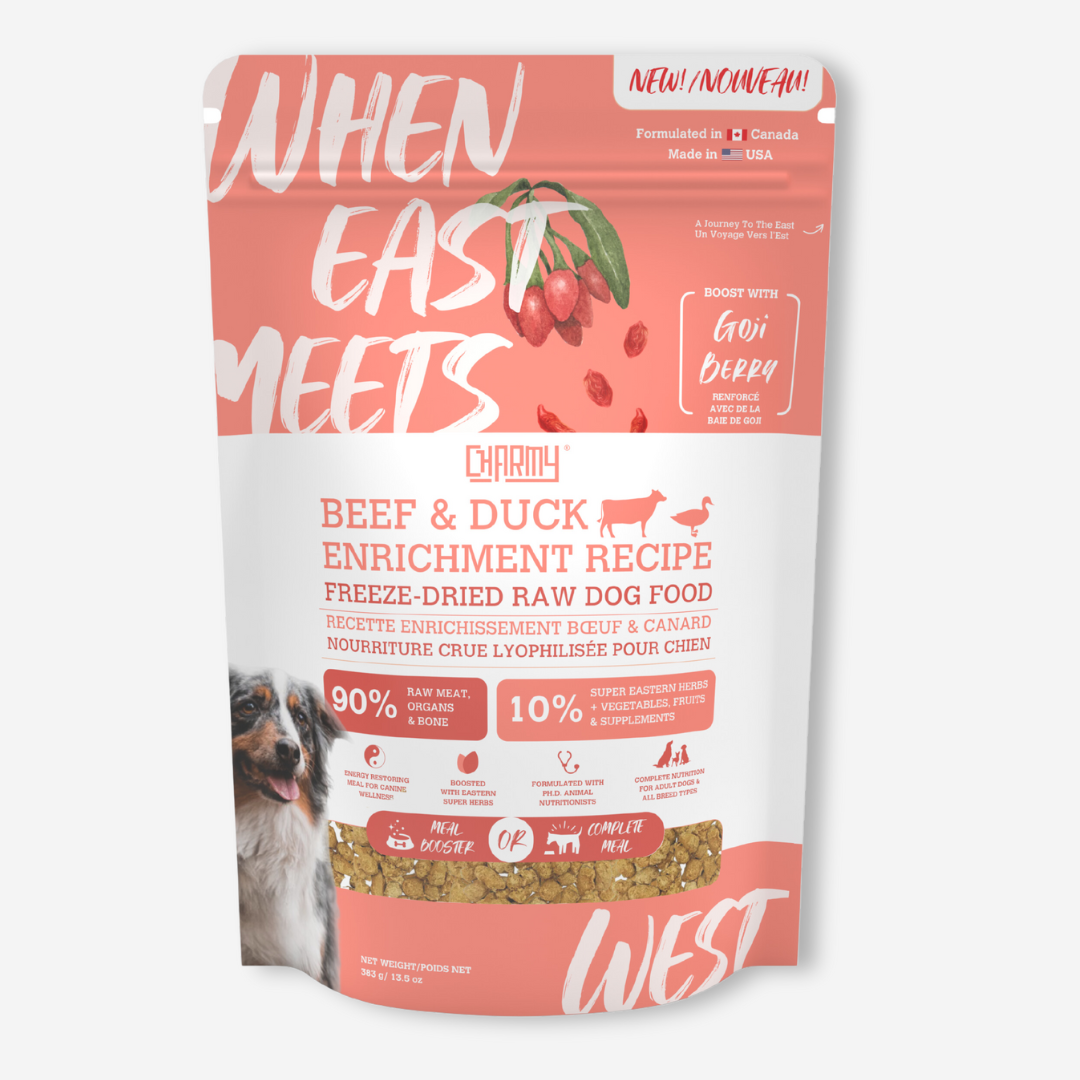 Beef Duck Enrichment Recipe Boost with Goji Berry Charmy Pet